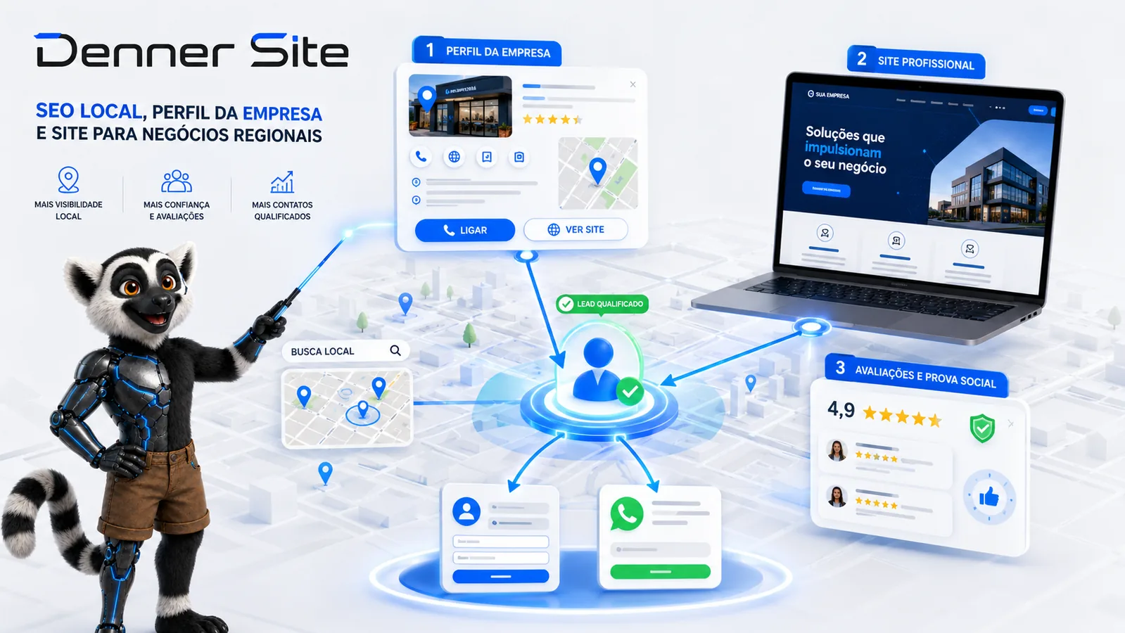 SEO local + Perfil da Empresa + site: o trio que mais ajuda negócios regionais